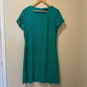 Laundry by Shelli Segal Teal Dress